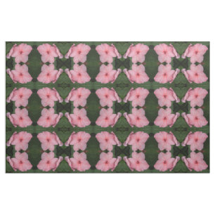Blass Pink Impatienten Blume Makro Florenz Gemuste Stoff