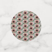 Blass Pink Sonnenblume Personalisiert Konfetti (Klein Vorderseite)