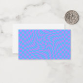 Blass und Lavendel im Schach Mitteilungskarte (Vorderseite/Rückseite Beispiel)