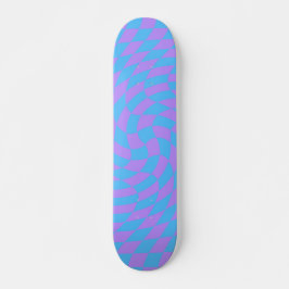 Blass und Lavendel im Schach Skateboard