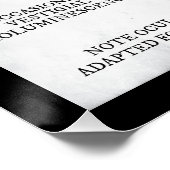 Blassabyssal Penguin (Miskatonic Antarktic Survey) Poster (Ecke)