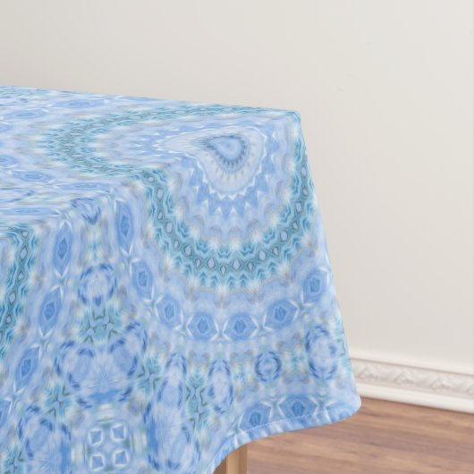Blassblau, blau tischdecke (Beispiel)