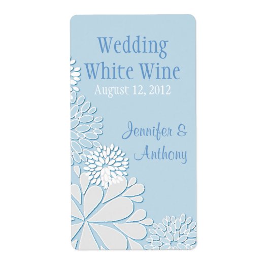 Blassblau Stilvolles Chrysanthemum Wedding Mini We (Vorne)