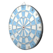 Blassblau und weiß dartscheibe (Vorderseite rechts)