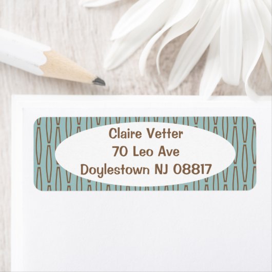 Blassblaue geometrische Wiederholung (Insitu)