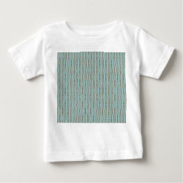 Blassblaue geometrische Wiederholung Baby T-shirt