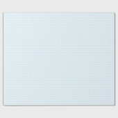 Blassblaue Gingham-Geschenkpapier Geschenkpapier (Flach)