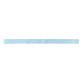 Blassblaue Kornblumen-Farbexplosion Satinband (Vorderseite)