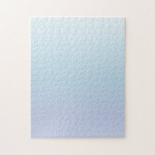 Blassblaue Pastell Gradient Puzzle