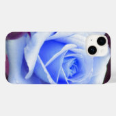 Blassblaue Rose Case-Mate iPhone Hülle (Rückseite (Horizontal))