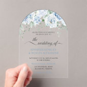 Blassblaue Rose - Einladung zur Hochzeit (Insitu (Handheld))