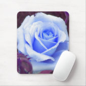 Blassblaue Rose Mouse-Pad Mousepad (Mit Mouse)