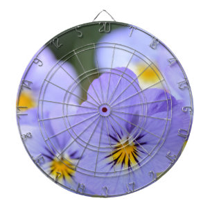 Blassblaue Stiefmütterchen Dartscheibe