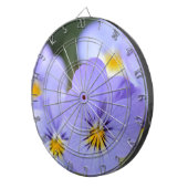 Blassblaue Stiefmütterchen Dartscheibe (Vorderseite rechts)