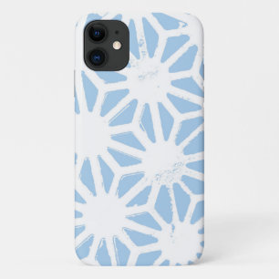 Blassblaues geometrisches Muster Case-Mate iPhone Hülle