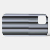 Blassblaues Muster mit fünf Streifen Case-Mate iPhone Hülle (Rückseite (Horizontal))