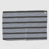 Blassblaues Muster mit fünf Streifen Golfhandtuch (Horizontal)