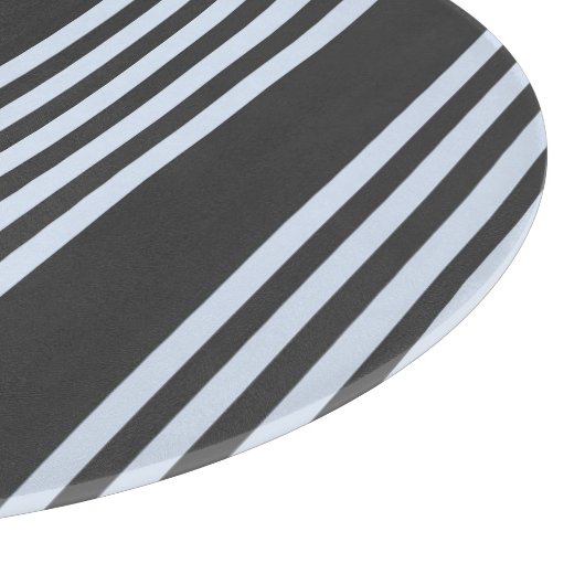 Blassblaues Muster mit fünf Streifen Schneidebrett (Ecke)