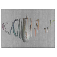 Blassblaues Orangenglas