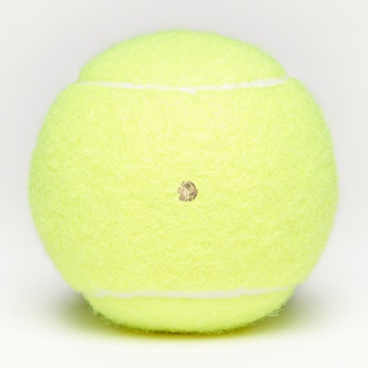 Blassbraun, Hemlock, Brandhaar Tennisbälle (Vorderseite)