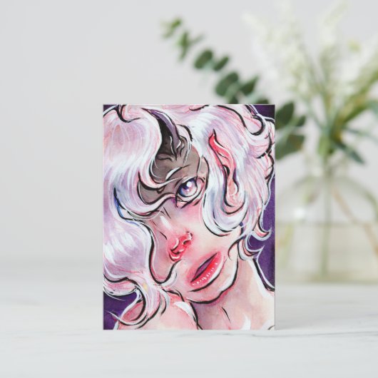 Blassbraun Postkarte (Stehend Vorderseite)