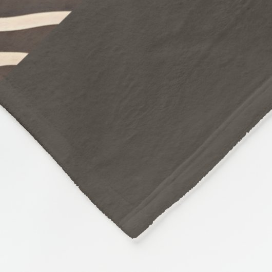 Blassbraune Stoffteppiche Geometrisches Muster Fleecedecke (Ecke)