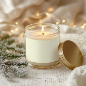 Blasscreme Beige Rechteckiger Aufkleber