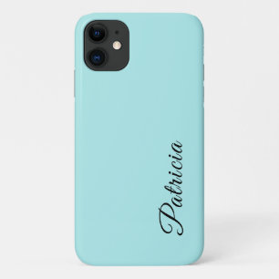 Blasse Aqua Solid Color Minimalistisch Eleganter N Case-Mate iPhone Hülle