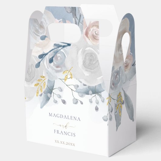 Blasse Blume Geschenkschachtel (Geöffnet)