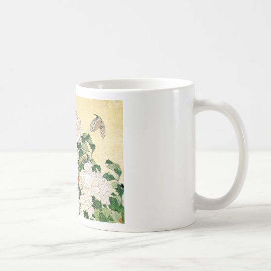 Blasse Blumen Kaffeetasse