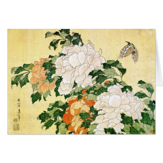 Blasse Blumen Karte