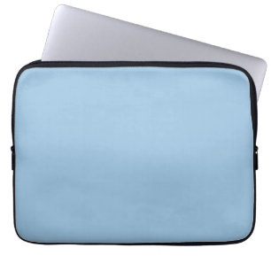 Blasse Cerulean Solid Color Laptopschutzhülle