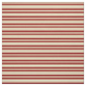 Blasse Goldenrod & Dark Red Colored Lines Stoff (Muster)