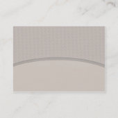 Blasse graue Kurve Visitenkarte (Rückseite)