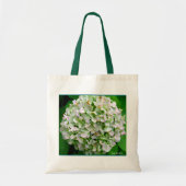 Blasse Hydrangea-Budget-Tasche Tragetasche (Vorne)