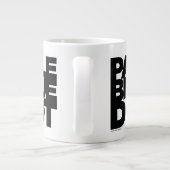 Blässe Jumbo-Tasse (Rückseite)