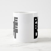 Blässe Jumbo-Tasse (Vorderseite)