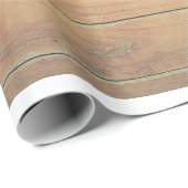 Blasse Kiefer des Zaunplattenholzhalle-Entwurfs Geschenkpapier (Rolleneckpunkt)