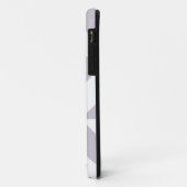 Blasse kühle Trauben geometrisches Deco-Würfelmust Case-Mate iPhone Hülle (Hinten/Links)