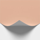 Blasse Pastell-Pfirsich-Farbexplosion Geschenkpapier (Ecke)