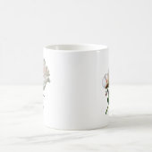 Blasse Pinke Pfingstrose und Knospe Kaffeetasse (Mittel)