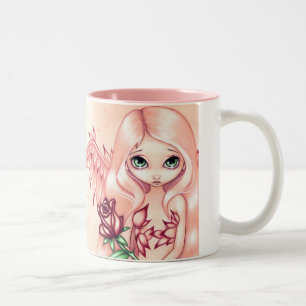 "Blasse Rosen-" Tasse