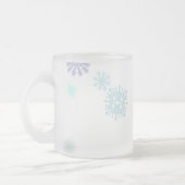 Blasse Schneeflocken Mattglastasse (Links)