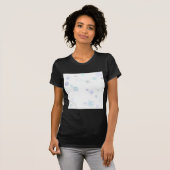 Blasse Schneeflocken T-Shirt (Vorne ganz)