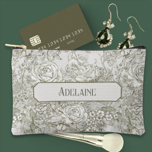 Blasse Sepia-Toile Zubehörtasche