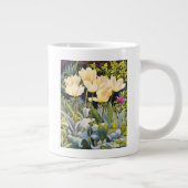 Blasse Tulpen Jumbo-Tasse (Rechts)