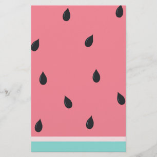 Blasse Wassermelone Briefpapier