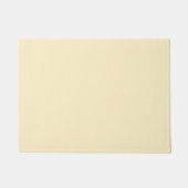 Blasser Buttercup Gelbe Farbe Fußmatte (Vorderseite)