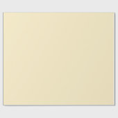 Blasser Buttercup Gelbe Farbe Geschenkpapier (Flach)