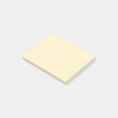 Blasser Buttercup Gelbe Farbe Post-it Klebezettel (angewinkelt)